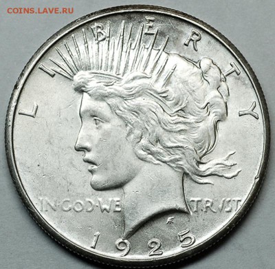 США_серебряный Peace Dollar 1925; до 23.09_22.40мск - 10233