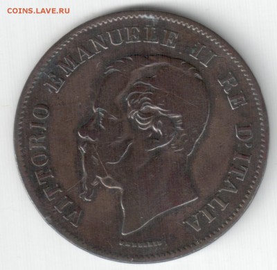 Италия, 5 чентезимо 1861 М, до 27.09.15_22:00 - 01-