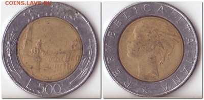 С 1р!!!Италия, 500 лир 1984,1982,1987  Окончание: 30.09.2015 - 11-165