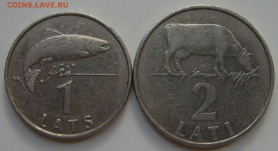 1 и 2 лата ,латвия 1992г. - S7002304.JPG