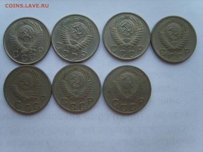 10коп.7 монет.1948-57гг.до 28.09.15.до22.00. - S8300345.JPG