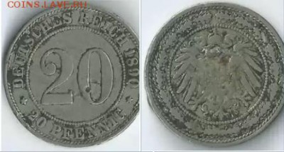 Оценка Германия 20 пфеннигов 1892 А - 20pf1892A.JPG