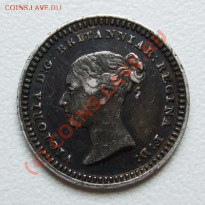 2 пенса (three half pence) 1843 Великобритания - 1843