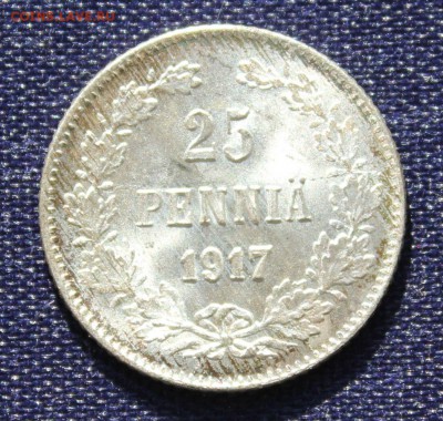 С руб. ФИНЛЯНДИЯ ЦАРСКАЯ 25 пенни 1917г. БЕЗ КОРОНЫ  до 1.10 - IMG_7753.JPG