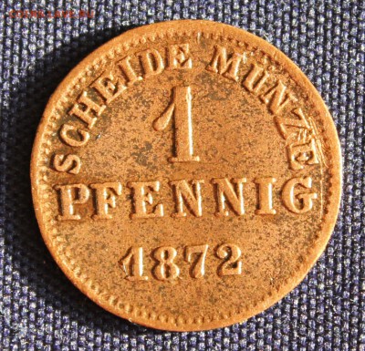 С 1 руб. ГЕРЦОГСТВО ГЕССЕН 1 пфенниг 1872г. до 1.10.15г.в 22 - IMG_7905.JPG