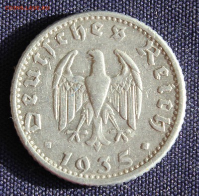 С 1 руб. ГЕРМАНИЯ 50 пфеннигов 1935г. "G" до 1.10.15г. в 22 - IMG_7885.JPG