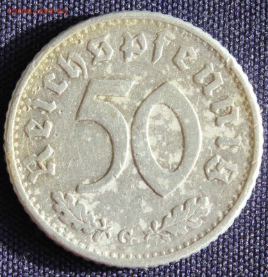 С 1 руб. ГЕРМАНИЯ 50 пфеннигов 1935г. "G" до 1.10.15г. в 22 - IMG_7884.JPG