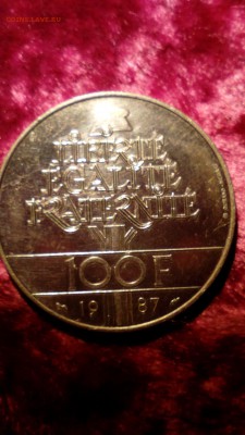 ФРАНЦИЯ. 100 Франков 1987 Лафайет до 27.09.15 в 22:30 - IMG_20150925_164529