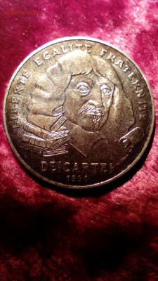 ФРАНЦИЯ. 100 Франков 1991 Рене Декарт до 27.09.15 в 22:30 - IMG_20150925_165559