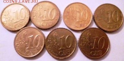 10-ти евро-центовики (с 1 рубля) - 10р