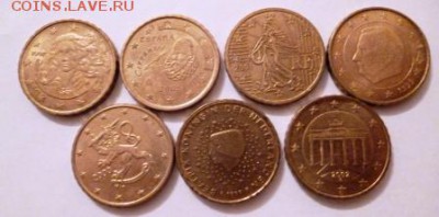 10-ти евро-центовики (с 1 рубля) - 10а