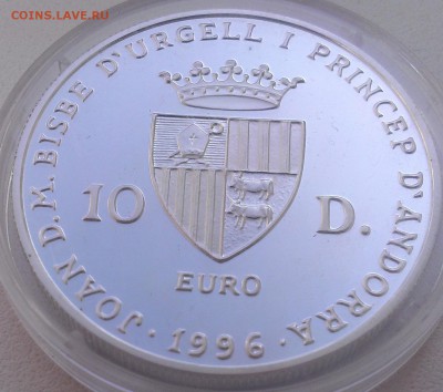 С 200р. Андорра 10 динар 1996 Епископ 26.09 - IMAG2289