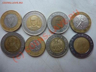 Биметаллические иностранные  монеты-8 штук до 24.08. в 22-00 - P1030040_picnik