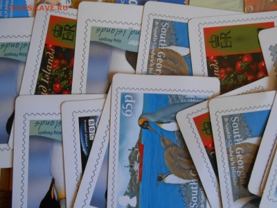 Календари карманные филателистические, импорт, 55 шт - DSCN0798.JPG