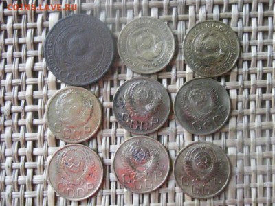 3 копейки, 9 шт. 1924-1957г. Без повтора. До 3.10.2015г. - 2, 3 и 4 026.JPG