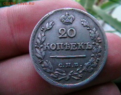 20 копеек 1823 год домовая красавица серебро - IMGA0208-1