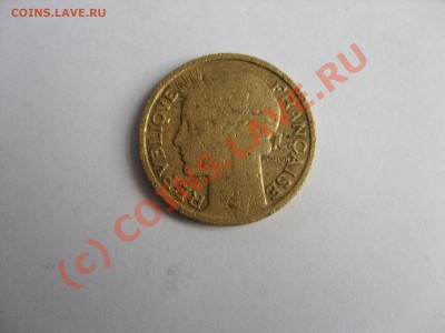 1 франк Франция 1934 год;до 25.08.2010 в 23:50 по Москве - 1 франк Франция 1934 - 2.JPG