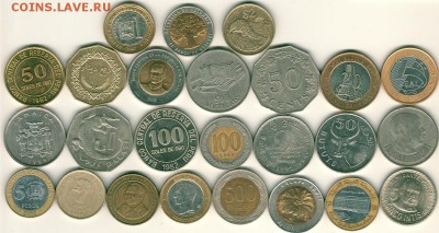 Лот из 25 монет мира - до 22-00мск 29.09 - in-1