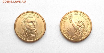 1$ Доллар Джон Адамс 2007 D - DSCN3533.JPG