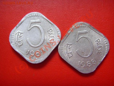 Индия 5 пайса 1982-88. 2 типа бол и мал лев  25.08 в 21.00 М - LPIC7564.JPG