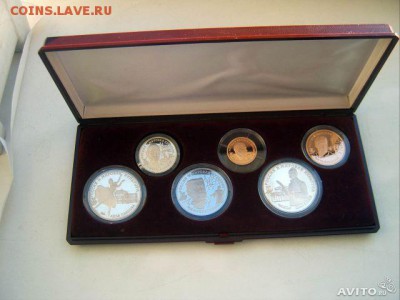 Коробка от набора монет Россия и мировая культура (оригинал) - 1