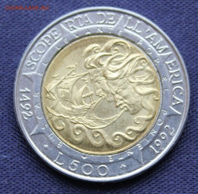 С руб. БМ САН МАРИНО 500 лир 1992г. ПАРУСНИК и ВЕТРА до 5.10 - IMG_7957.JPG