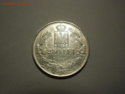 Румыния 250 лей 1941,Бавария 2 марки 1905,Британия пол кроны - Румыния 250 лей.JPG