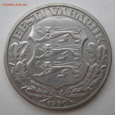 ЭСТОНИЯ 2 кроны 1930.Cеребро. ХОРОШАЯ + БОНУС. 05.10 - 016 - копия.JPG