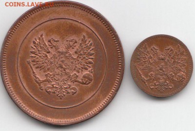1 и 10 пенни 1917год.UNC..03.10.2015мск.22ч.00м.мск - фин.2