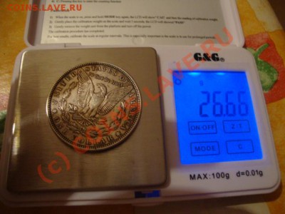 1 Dollar 1900 Morgan Монета оригинал - DSC04328.JPG