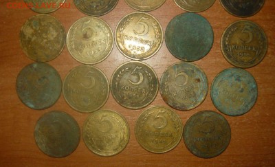 5 копеек 1928 - 1957 г. 24 шт 5.10.15 г. в 23.59.59 МСК - 3.JPG
