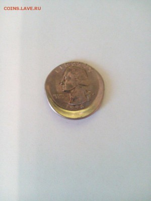 центы США 1,10,25 брак чеканки - 18