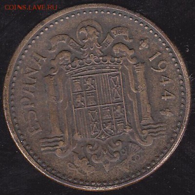 1 песета 1944 Испания. до 03.10 в 22.00 - IMG_0012