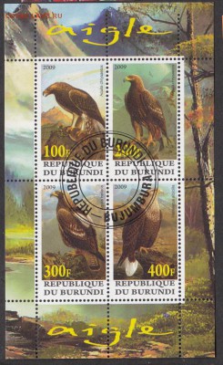 Бурунди 2009 хищные птицы лист - 23