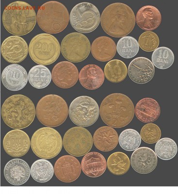 18 монет из 9 стран до 21.00 мск 09.10.2015 - 18 монет