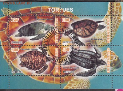 Чад 2011 черепахи лист - 30