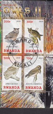 Руанда 2010 совы лист - 44