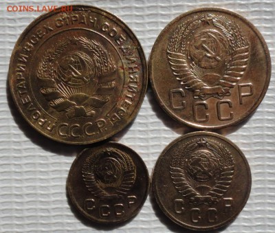 5,3,2,1 Копейки 1930-57 г. окон. 8.10.2015 г. 22-00 МСК. - 4