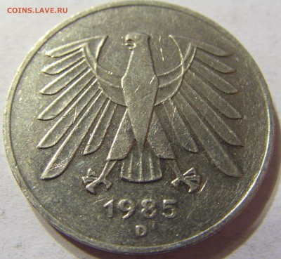 5 марок 1985 год D Германия (ФРГ) до 08.10.2015 22:00 МСК - CIMG2526.JPG