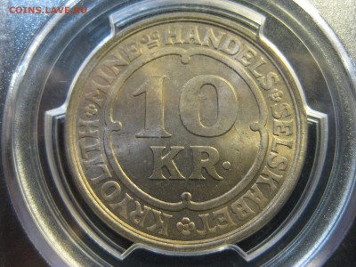 Гренландия, 10 Крон 1922 г.,PCGS MS 64+ - 99.JPG