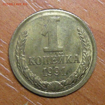 1 копейка 1991 (смещение + грибок) - на оценку - DSCN7148