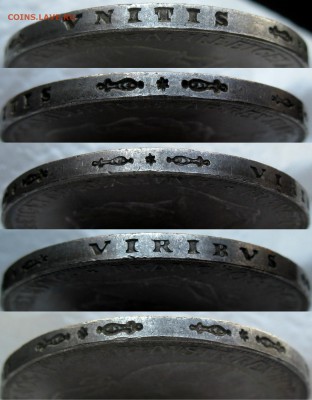 5 крон 1900 австро-венгрия UNC патина - гурт2