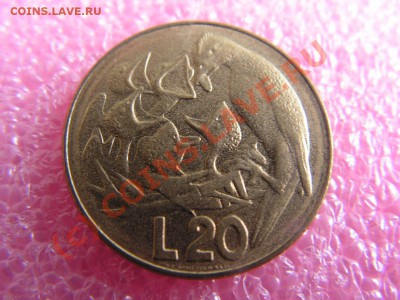 -Сан-Марино- 20 лира 1975 фауна -- 28 августа 21-00 - PICT0847.JPG