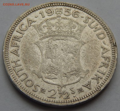 ЮАР 2 ½ шиллинга 1956, до 11.10.15 в 22:00 МСК - 4527