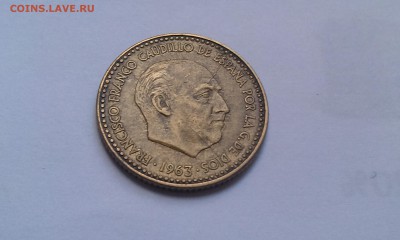 1 песета Испания 3 раскола до 10.10 - IMAG1076