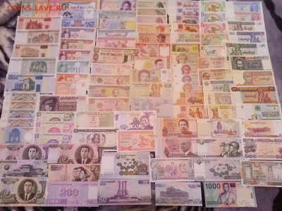 Банкноты (боны) мира 100 шт (пресс) с БЛИЦ- до 8.10.15 22:00 - 1