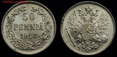 50 пенни 1914г. UNC ---01-10-15 в 22-00--- - Фины_СМ_1