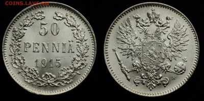 50 пенни 1915г. UNC ---08-10-15 в 22-00--- - Фины_СМ_2