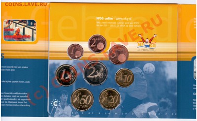 Нидерланды.2001 год.Официальный евро-набор.До 25.08 в 23.00 - 1