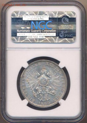 NGC MS 64 Талер. Пруссия. 1866 А до 11.10.15 - image